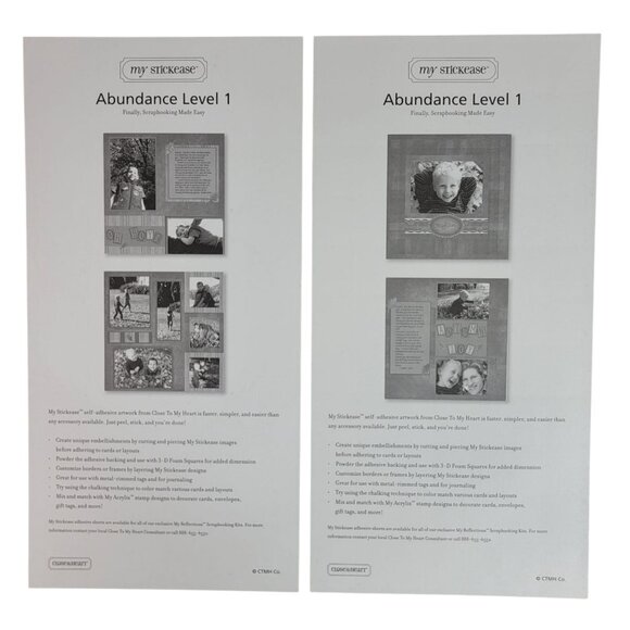 Close to My Heart Reflections Stickease X7073C Abundance Harvest Pumpkins Fall - Picture 5 of 6